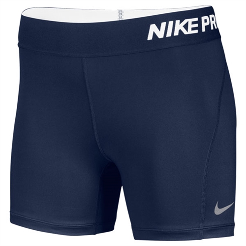 navy nike pro shorts