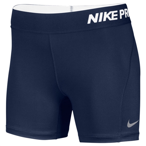 navy nike pro shorts 