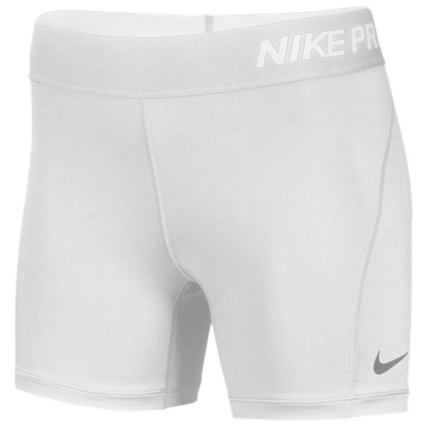 womens white nike compression shorts