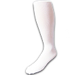 Pearsox Ultralite Soccer Sock - White ULWHAD