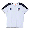PUMA Italia T7 T-Shirt - White/Navy 740795-02
