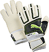Puma Junior PowerCat 1.12 Protect Goalkeeper Glove - White/Black/Lime 040807-01