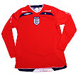 Umbro England Away Long Sleeve Jersey 08/09 734400