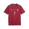 PUMA Portugal Ronaldo #7 Home Jersey 2026 - Club Red/Green Lagoon 788141-77