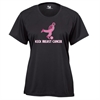 Badger Kick Breast Cancer Women's Tee - Black 4160BKW