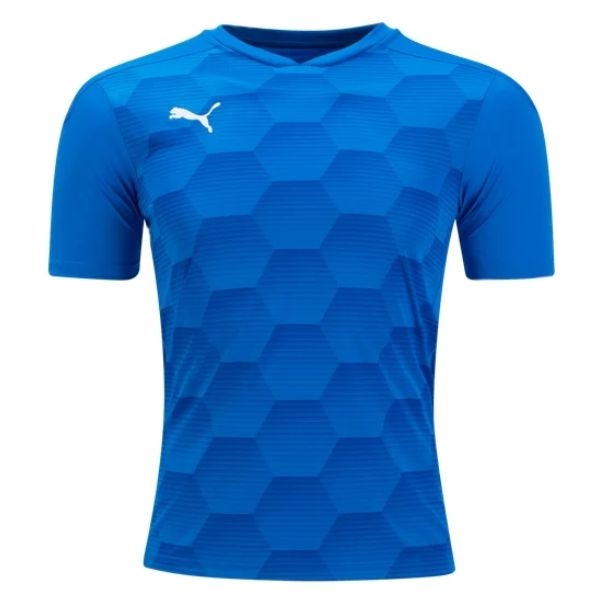 Ballena barba Santo recibo Puma Team Final 21 Graphic Jersey - Electric Blue/Team Power Blue 704150-02  - AuthenticSoccer.com