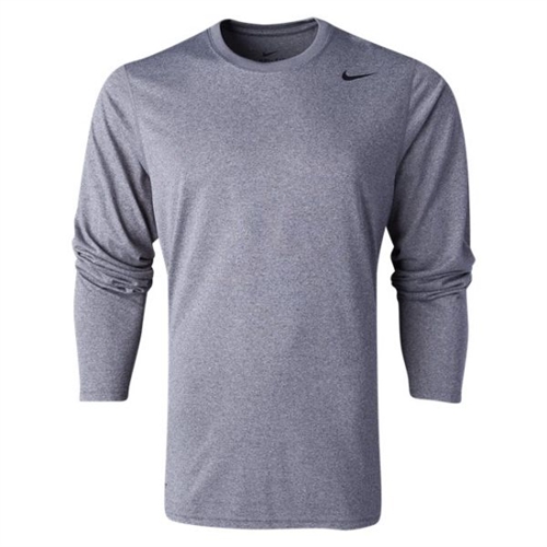 nike team legend long sleeve crew