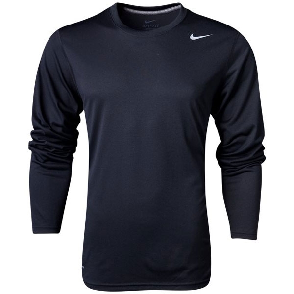 nike team legend long sleeve crew