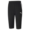 Puma Youth Team Liga 25 Training 3/4 Pants - Black/White 657244-03