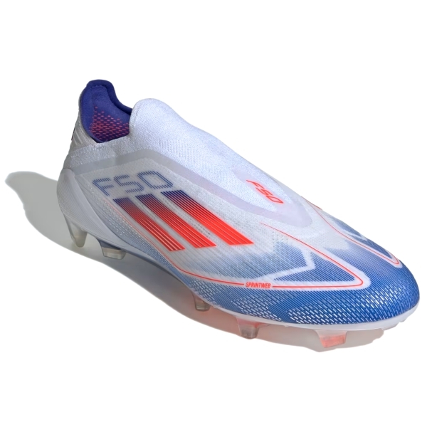 adidas F50 Elite LL FG - White/Red/Blue IF8819 - AuthenticSoccer.com