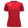 New Balance Women's Brighton Jersey - Red/White WT71388TRE