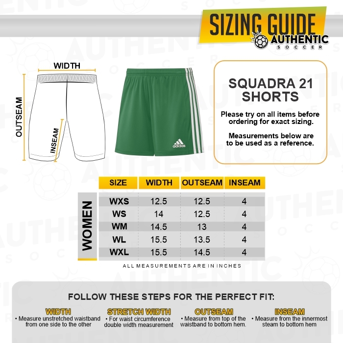 adidas Women's Squadra 21 Shorts - Team Green - GN5785 