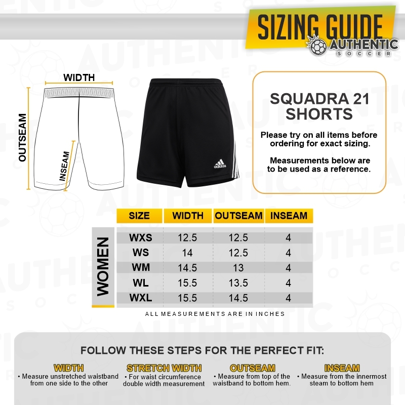 adidas Women's Squadra 21 Shorts Black/White GN5780