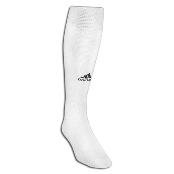 subtiel Eigen Trek adidas Metro IV Soccer Sock - White/Black for $7.19 - AuthenticSoccer.com