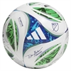 adidas MLS Competition - NFHS - Soccer Ball - White/Green/Solar Blue/Silver JH1305
