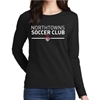 Northtowns Soccer Club Women's Long Sleeve T-Shirt - Black NSC-G5400L-Blk