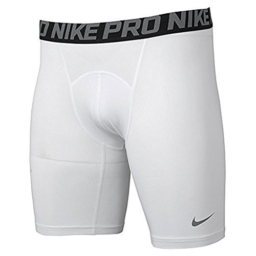 Nike Pro Cool Compression Short - White 728049-100 - AuthenticSoccer.com