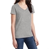 Gildan 5V00L Cotton Women's V-Neck T-Shirt - Grey 5V00LGry
