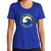 Wellington Soccer Club Women's Performance Logo Shirt - Blue WWSC-RB-LST350