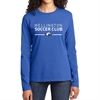 Wellington Soccer Club Women's Long Sleeve T-Shirt - Blue WWSC-G5400L