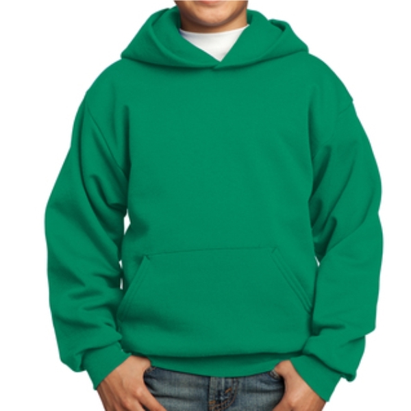 Youth Core Fleece Pullover Hooded Sweatshirt - Kelly Green ...