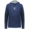 Florida Hawk FC Holloway Women's All-Pro Performance Fleece Hoodie - Navy Heather/Silver FHFC-223780NV