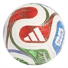 adidas FIFA World Cup 26 Trionda Competition Soccer Ball - White/Vivid Red/Glow Blue/Green JD8031