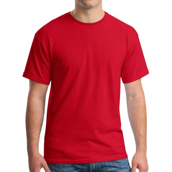 red gildan tshirt