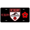 AC Delray Custom License Plate AC-LCPLT