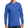 Gildan 5400 Cotton Youth Long Sleeve T-Shirt - Blue 5400Blu