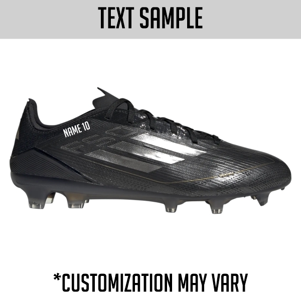 adidas F50 Pro FG - Core Black/Iron Metallic/Gold Metallic