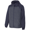 Sport Tek Hooded Wind Breaker Jacket - Navy JST40
