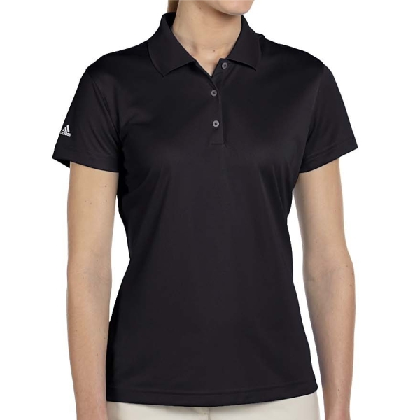 adidas Women's Basic Polo - A235 - AuthenticSoccer.com