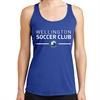 Wellington Soccer Club Women's Racerback Tank - Blue WWSC-LST356