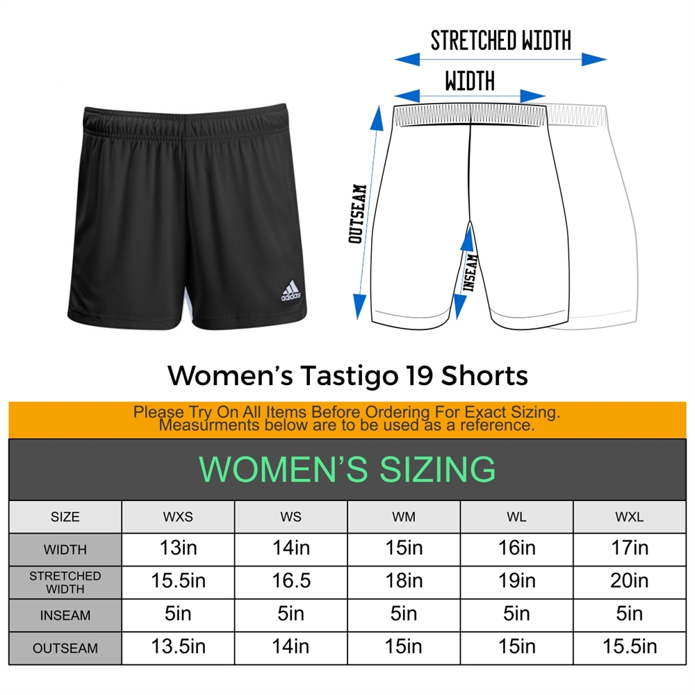 Jensen Beach Elite FC adidas Women's Tastigo 19 Shorts Black/White