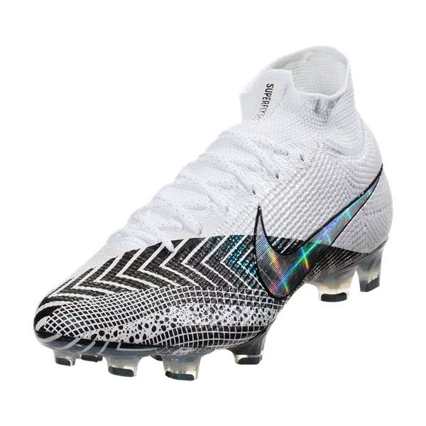 nike mercurial black and white