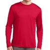 Sport Tek Youth Long Sleeve Performance Shirt - Red YST350LSRed