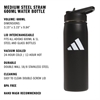 adidas Steel Straw 600 Metal Bottle JK3472
