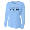 Florida Hawks FC Women's UV LS Performance Tee - Light Blue FHFC-NW3002LB