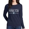 Florida Hawks FC Supporter Women's Long Sleeve T-Shirt - Navy 5400L-FHFC