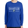 Wellington Soccer Club Youth Long Sleeve T-Shirt - Blue WWSC-5400B