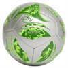 adidas MLS Club Soccer Ball - Silver Metallic/Green JH1307