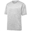Sport Tek Heather Shirt - Silver/Electric ST390-SLE