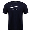 Nike Swoosh Soccer T-shirt - Black DH3890-011