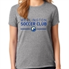 Wellington Soccer Club Women's T- Shirt - Sports Grey WWSC-G5000L-SG