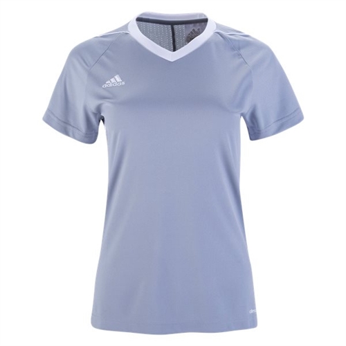 adidas Women's Tiro 17 Jersey SilverWhite adidas Women's Tiro 17 Jersey SilverWhite