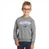 Wellington Soccer Club Youth Core Fleece Crewneck Sweatshirt - Athletic Heather WSC-PC90YAH