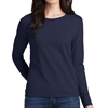 Gildan 5400L Cotton Women's Long Sleeve T-Shirt - Navy 5400LNav