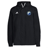 Wellington SC adidas Youth Entrada 22 All Weather Jacket - Black/White WWSC-H57510