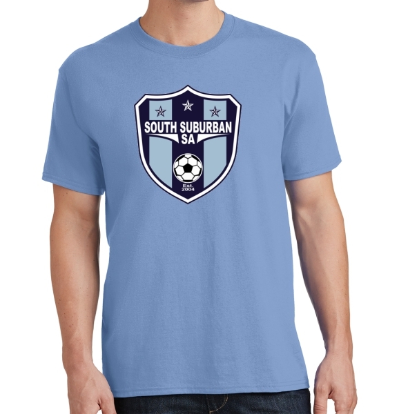light blue soccer jersey